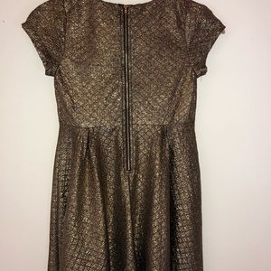 Gold metallic dress